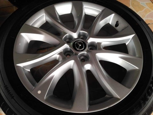 ล้อป้ายแดง Mazda CX-5 ขอบ 19 พร้อมยาง Toyo Proxes R36(MY)  225 55 19 ผลิตปี 2016 ถอดจากรถสต็อค ขายถูกๆ ทั้งชุด 23900.- *** ใส่ฟรี รับเทิร์น รับบัตรเครดิตทุกธนาคาร ส่งทั่วไทย