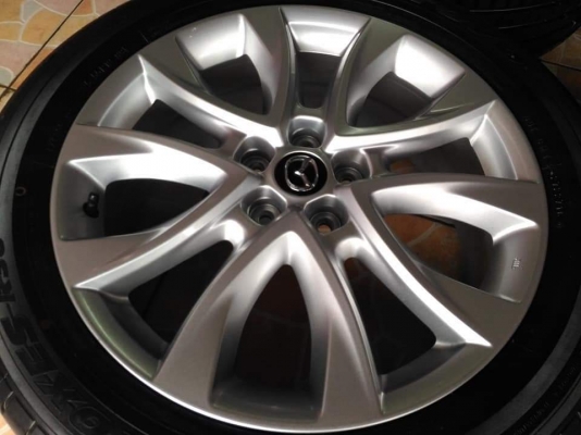ล้อป้ายแดง Mazda CX-5 ขอบ 19 พร้อมยาง Toyo Proxes R36(MY)  225 55 19 ผลิตปี 2016 ถอดจากรถสต็อค ขายถูกๆ ทั้งชุด 23900.- *** ใส่ฟรี รับเทิร์น รับบัตรเครดิตทุกธนาคาร ส่งทั่วไทย