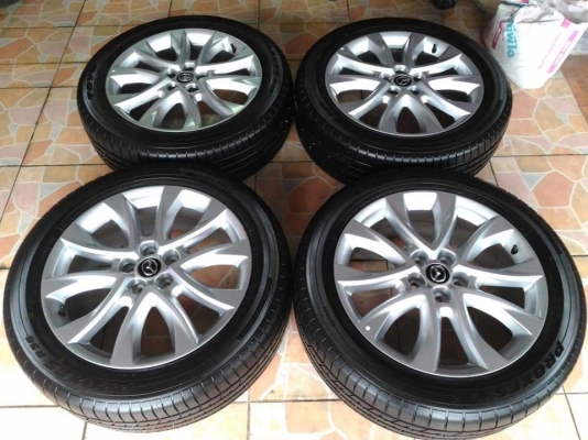 ล้อป้ายแดง Mazda CX-5 ขอบ 19 พร้อมยาง Toyo Proxes R36(MY)  225 55 19 ผลิตปี 2016 ถอดจากรถสต็อค ขายถูกๆ ทั้งชุด 23900.- *** ใส่ฟรี รับเทิร์น รับบัตรเครดิตทุกธนาคาร ส่งทั่วไทย