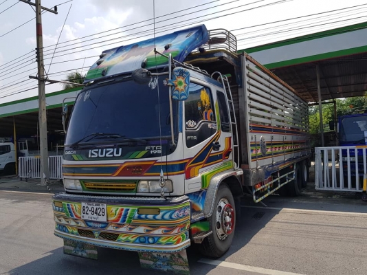 เดกก้า195แรง รถยาว7.20แปลง10ล้อลงเล่มเรียบร้อย เพลาหลังถุงลม พร้อมใช้งาน รถห้างแท้