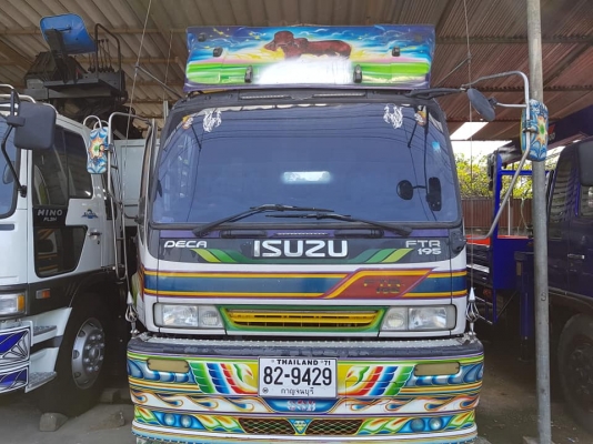 เดกก้า195แรง รถยาว7.20แปลง10ล้อลงเล่มเรียบร้อย เพลาหลังถุงลม พร้อมใช้งาน รถห้างแท้