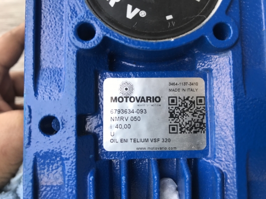 ขายหัวเกียร์ทดรอบ Motovario อัตราทด 1:40 made in Italy ของใหม่ไม่เคยใช้งาน
