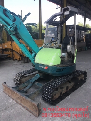 Yanmar B3-3 รถเก่านอก สภาพสวย เครื่องปั๊มแน่น มีใบมีด บูม3ท่อน เหมาะกับงานวางท่อ