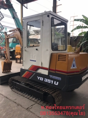 Yanmar YB351 รถนอกเก่าญี่ปุ่น เก็บสีแล้ว สภาพเครื่องปั๊มเดิมๆ แห้งสวย ไม่มีรั่วซึม สภาพพร้อมใช้งาน