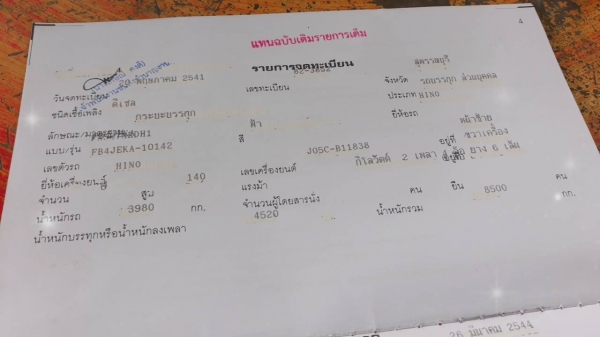 ขายด่วนรถ6ล้อHINOFB4J เครื่อง145แรง ช่วงต่อดั้มยาว4.30รถสวยยางดีเครื่องดี ขายด่วนรถ6ล้อHINOFB4J เครื่อง145แรง ช่วงต่อดั้มยาว4.30รถสวยยางดีเครื่องดี