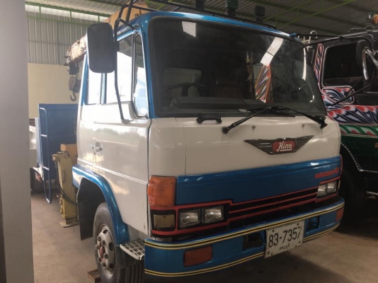 ขายรถ6ล้อ ติดเครน3ตัน HINO เครื่อง185แรง HO7C เพาเวอร์ เบรกจิฟฟี่ ภายในสวย เอกสารพร้อมโอน ราคา460,00