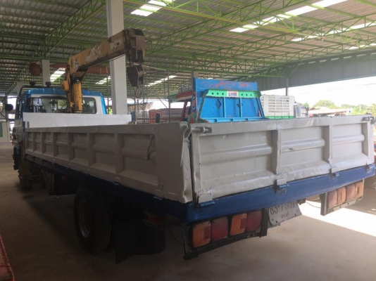 ขายรถ6ล้อ ติดเครน3ตัน HINO เครื่อง185แรง HO7C เพาเวอร์ เบรกจิฟฟี่ ภายในสวย เอกสารพร้อมโอน ราคา460,00