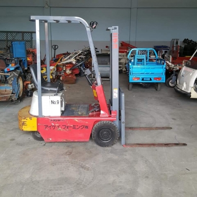 รถฟอร์คลิฟต์ไฟฟ้าเก่าญี่ปุ่น NICHIYU F05D250S 500 กิโล ยกสูง 2.5 เมตร ยางตัน ยังไม่เคยใช้งานในไทย รถฟอร์คลิฟต์ไฟฟ้าเก่าญี่ปุ่น NICHIYU F05D250S 500 กิโล ยกสูง 2.5 เมตร ยางตัน ยังไม่เคยใช้งานในไทย