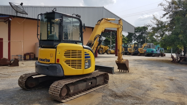รถขุดโคมัตสุ Komatsu PC55MR-3 เก่าญี่ปุ่น