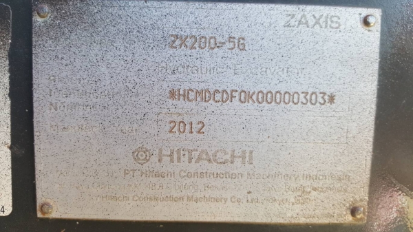 ขาย แบคโฮ HITACHI ZX200-5G เล่มทะเบียนครบ รถสวยเต็มทุกระบบ แอร์เย็น