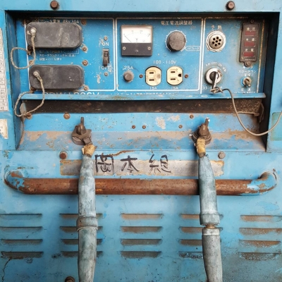 เครื่องเชื่อมเครื่องปั่นไฟเก่าญี่ปุ่น airman PDW180SV เครื่องดีเซล 2 สูบ เครื่องเชื่อมเครื่องปั่นไฟเก่าญี่ปุ่น airman PDW180SV เครื่องดีเซล 2 สูบ