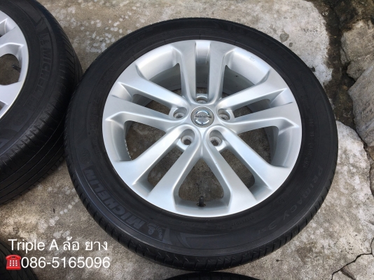 ล้อแม็ก Nissan Juke ขอบ17 พร้อมยาง 215-55-17 Michelin ปลายปี 15