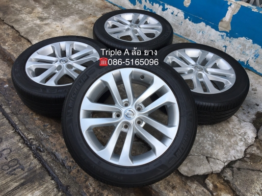 ล้อแม็ก Nissan Juke ขอบ17 พร้อมยาง 215-55-17 Michelin ปลายปี 15