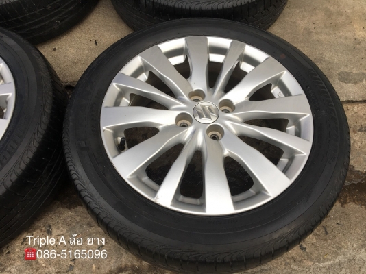 ล้อแม็ก Suzuki Swift ขอบ16 พร้อมยาง 185-55-16 Bridgestone ปี 13