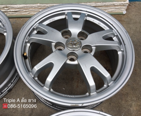 ล้อแม็ก 5รู100 Toyota Prius ขอบ 15 สีบอร์น