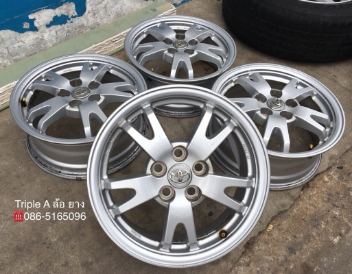 ล้อแม็ก 5รู100 Toyota Prius ขอบ 15 สีบอร์น