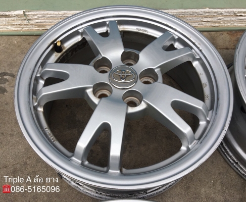 ล้อแม็ก 5รู100 Toyota Prius ขอบ 15 สีบอร์น