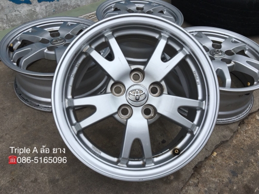 ล้อแม็ก 5รู100 Toyota Prius ขอบ 15 สีบอร์น