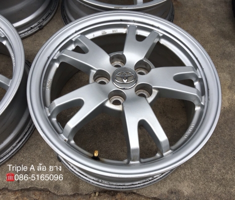 ล้อแม็ก 5รู100 Toyota Prius ขอบ 15 สีบอร์น