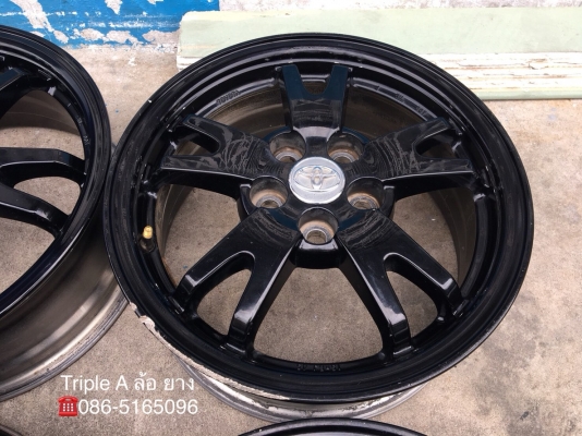 ล้อแม็ก 5รู100 Toyota Prius ขอบ 15 สีดำ