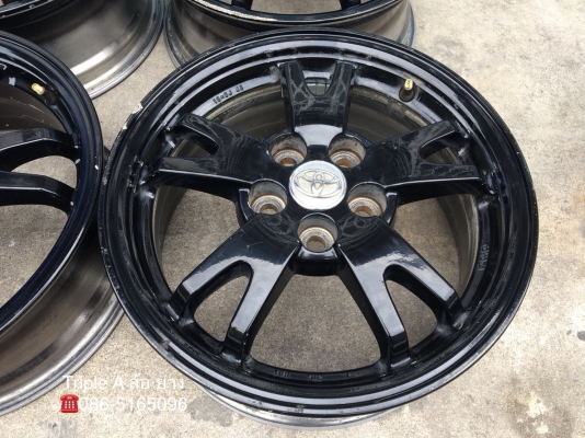 ล้อแม็ก 5รู100 Toyota Prius ขอบ 15 สีดำ