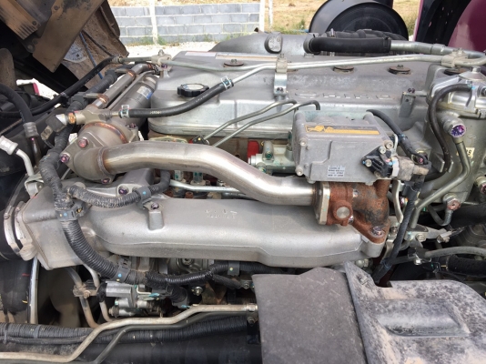 Hino FM1A 344 แรง ปี 57 ไมล์ 2แสนกว่า ยางดี แม่ลูกกะบะดัมพ์เหล็กคอกเกษตร ใส่ของได้ 29.50 ตัน ยางดี พร้อมใช้งาน ทะเบียนพร้อม