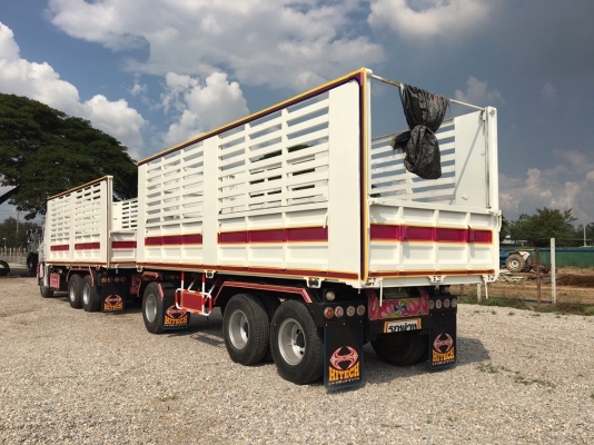 Hino FM1A 344 แรง ปี 57 ไมล์ 2แสนกว่า ยางดี แม่ลูกกะบะดัมพ์เหล็กคอกเกษตร ใส่ของได้ 29.50 ตัน ยางดี พร้อมใช้งาน ทะเบียนพร้อม