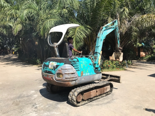 ขายแบคโฮ KOBELCO SK30(ปั้มนิ้ว)(คอนโทลน้ำมัน)(ลายหัวแย๊ก) ครบๆ สวยเดิมจากญี่ปุ่น ทำงานสมบูรณ์ทุกระบบ รับรองไม่ผิดหวัง 245,000 เท่านั้น!!
