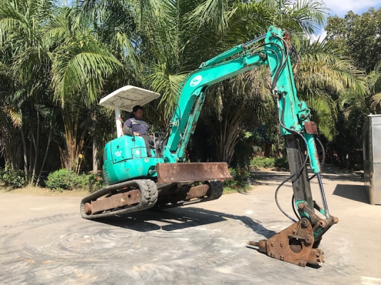 ขายแบคโฮIHI PC35JX(หัวแย๊ก+บุ๊งกี๋)พิมพ์นิยมเก่านอก100\%(ปั้มนิ้ว)(คอนโทลน้ำมัน)แน่นๆ เดิมจากญี่ปุ่น ทำงานสมบูรณ์ทุกระบบ รับรองไม่ผิดหวัง 385,000 เท่านั้น!!