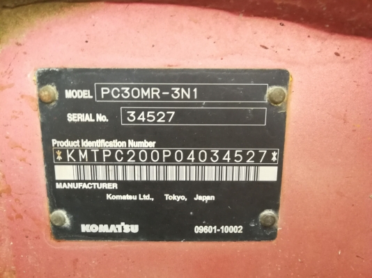 ถึงไทยแล้วจ้า KOMATSU PC 30MR-3 นำเข้าจากญี่ปุ่นโดยตรง ชั่วโมงทำงานน้อย พร้อมตู้เก๋งสวยๆ โทร.090-986-2521 อ๊อบ