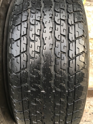 ล้อแม็ก Mitsu Pajero ขอบ17 (ลายก้ามปู) พร้อมยาง 245-65-17 Bridgestone สภาพดี ดอกยางหนา
