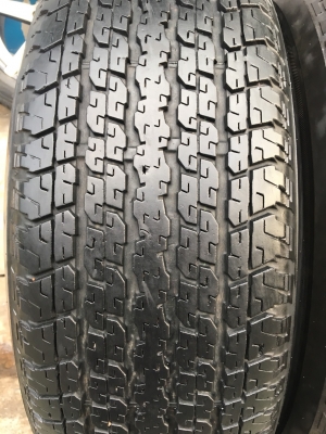 ล้อแม็ก Mitsu Pajero ขอบ17 (ลายก้ามปู) พร้อมยาง 245-65-17 Bridgestone สภาพดี ดอกยางหนา