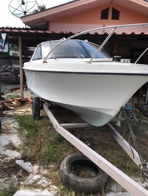 ขายเรือ17ฟุตพร้อมเครื่อง60แรง yamaha