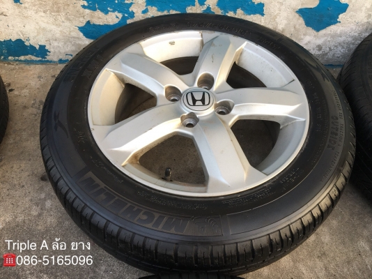 ล้อแม็ก Honda City ขอบ15 พร้อมยาง 175-65-15 Michelin ปี 14