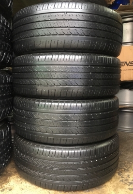 ล้อแม็ก Ford Fiesta ขอบ 16 พร้อมยาง 195-50-16 Goodyear ปี 15 สภาพดี ดอกยางหนา