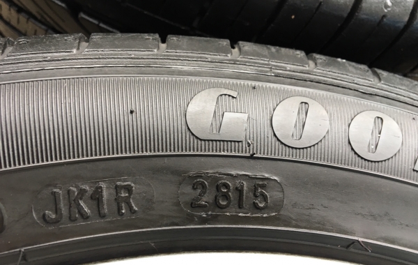 ล้อแม็ก Ford Fiesta ขอบ 16 พร้อมยาง 195-50-16 Goodyear ปี 15 สภาพดี ดอกยางหนา