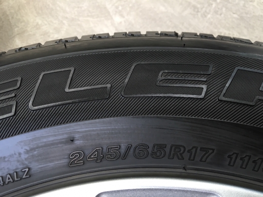 ล้อแม็ก Mitsu New Triton Plus 6รู139 ขอบ17 พร้อมยาง 245-65-17 Bridgestone ปลายปี 16 แม็กสวยกริ๊บ ดอกยางเต็มๆ