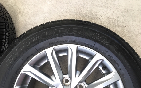 ล้อแม็ก Mitsu New Triton Plus 6รู139 ขอบ17 พร้อมยาง 245-65-17 Bridgestone ปลายปี 16 แม็กสวยกริ๊บ ดอกยางเต็มๆ