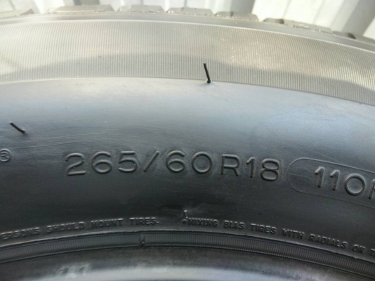 ขายยาง 265/60R18 มิชลิน ปี17 ดอกยางเต็มสดมากไม่ร้าวไม่กินข้างไม่มีปะ ชุดละ 7900 บาท พร้อมใส่ ถ่วง ฟร ขายยาง 265/60R18 มิชลิน ปี17 ดอกยางเต็มสดมากไม่ร้าวไม่กินข้างไม่มีปะ ชุดละ 7900 บาท พร้อมใส่ ถ่วง ฟร