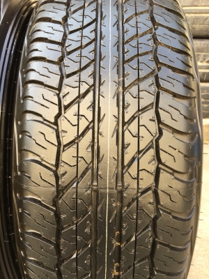 ยางใหม่ป้ายแดง Dunlop 245-65-17 ปี 18 ยางสวยกริ๊บ ตุ่มอลัง เส้นสีชัด