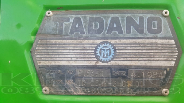 ขาด่วน รถเครน 25 ตัน Tarano tr250m รุ่น3 รถสภาพเก่านอกใช้งานน้อย พร้อมทะเบียน เพียง 1550000 คับ ขาด่วน รถเครน 25 ตัน Tarano tr250m รุ่น3 รถสภาพเก่านอกใช้งานน้อย พร้อมทะเบียน เพียง 1550000 คับ