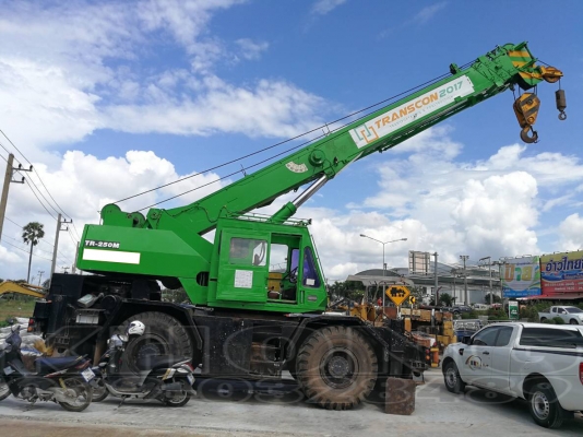 ขาด่วน รถเครน 25 ตัน Tarano tr250m รุ่น3 รถสภาพเก่านอกใช้งานน้อย พร้อมทะเบียน เพียง 1550000 คับ