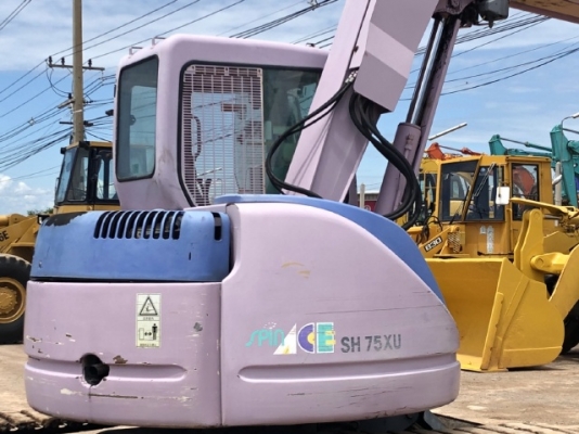 ขายรถขุด SUMITOMO SH75UX-2 คอนโทรลสั้น ปั๊มนิ้ว นำเข้าเองจากญี่ปุ่น สภาพสวยพร้อมใช้ มีVDOการทำงานครับ