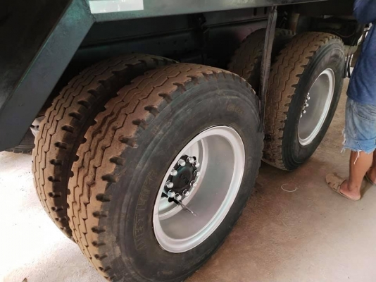 Hino 344 แรง ปี 57 hi-speed แม่ลูกดัมพ์สามมิตร ไมล์สองแสนกว่า รถสวยเดิมยางดี พร้อมใช้งาน