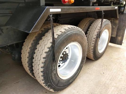 Hino 344 แรง ปี 57 hi-speed แม่ลูกดัมพ์สามมิตร ไมล์สองแสนกว่า รถสวยเดิมยางดี พร้อมใช้งาน