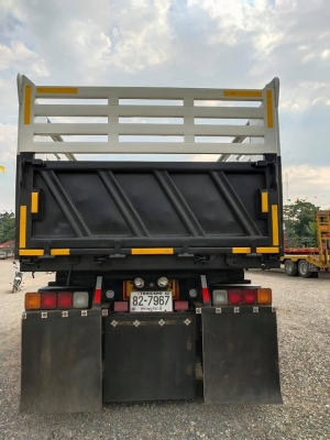 Hino 344 แรง ปี 57 hi-speed แม่ลูกดัมพ์สามมิตร ไมล์สองแสนกว่า รถสวยเดิมยางดี พร้อมใช้งาน