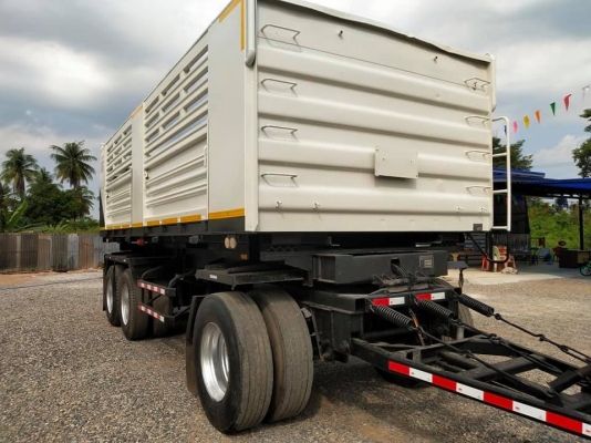 Hino 344 แรง ปี 57 hi-speed แม่ลูกดัมพ์สามมิตร ไมล์สองแสนกว่า รถสวยเดิมยางดี พร้อมใช้งาน