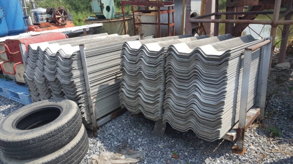 กระเบื้องมือสองยาว 1.20 เมตร ประมาณ 700 แผ่น
