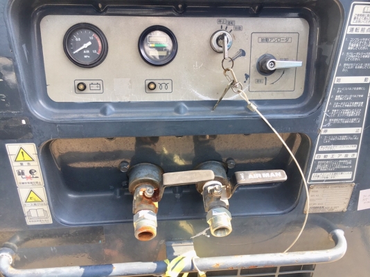 Airman PDS125S-5B1 : เครื่องปั๊มลม มือสองญี่ปุ่น 125CFM โทร. 080-6565422 (หนิง)