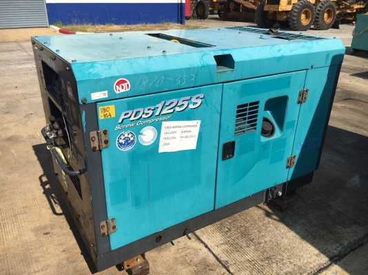 Airman PDS125S-5B1 : เครื่องปั๊มลม มือสองญี่ปุ่น 125CFM โทร. 080-6565422 (หนิง)